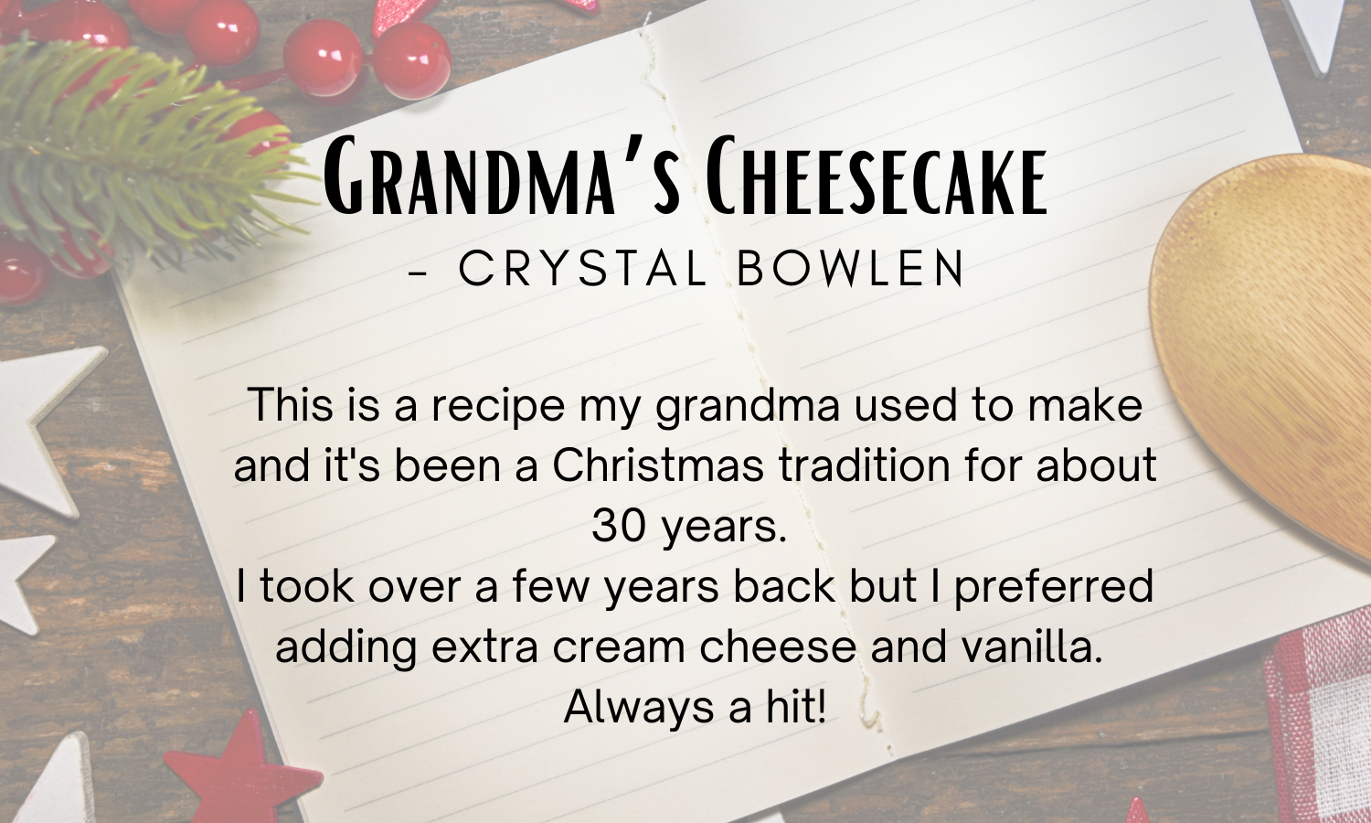 Grandma’s Cheesecake